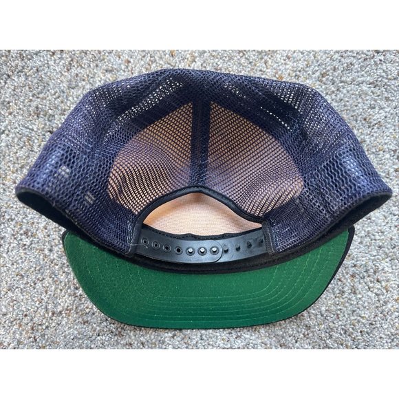 Vintage 80s Chicago Bears NFL New Era Mesh Foam Trucker Snapback Hat Cap USA - Picture 3 of 9